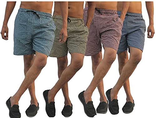 gold stitch the boutique Men's Cotton Boxer (Pack Of 4) (CMB01_Multicolor_M)-picture-25