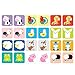 Banana Panda Suuuper Size Memory Matching Kids Game - includes 24 Extra-Large 6” x 6” Cards - Match The Animals or Use as Flashcards - for Toddlers, Boys & Girls, ages 2-4 years