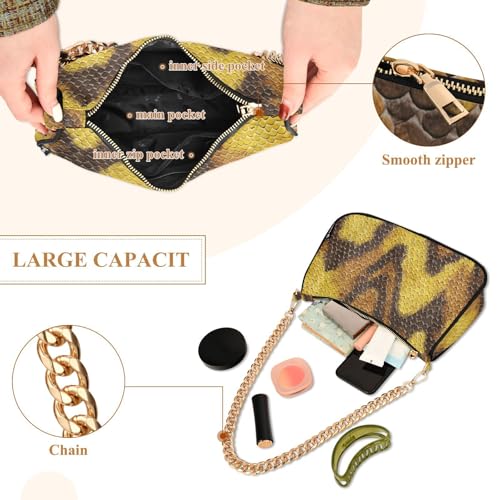 Bolso de hombro para mujer azul marino pequeño miniatura 5