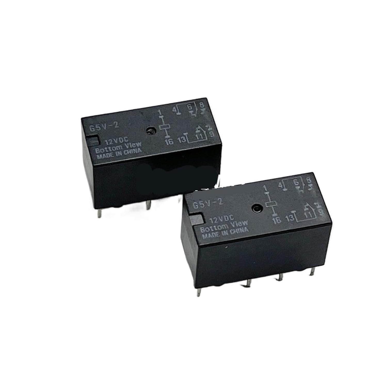 5PCS/ G5V-2-12VDC Relay 2A 8pins