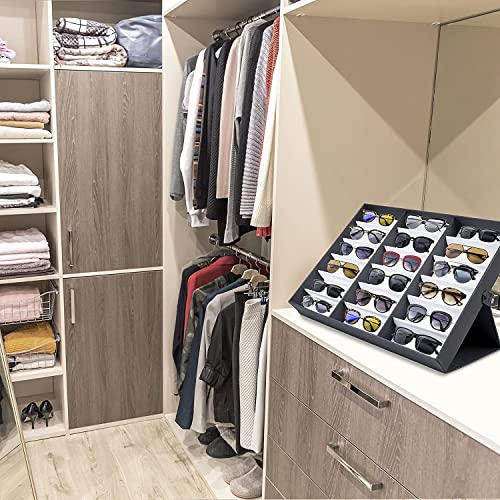 Scatola Occhiali con 18 Scomparti, Espositore Box