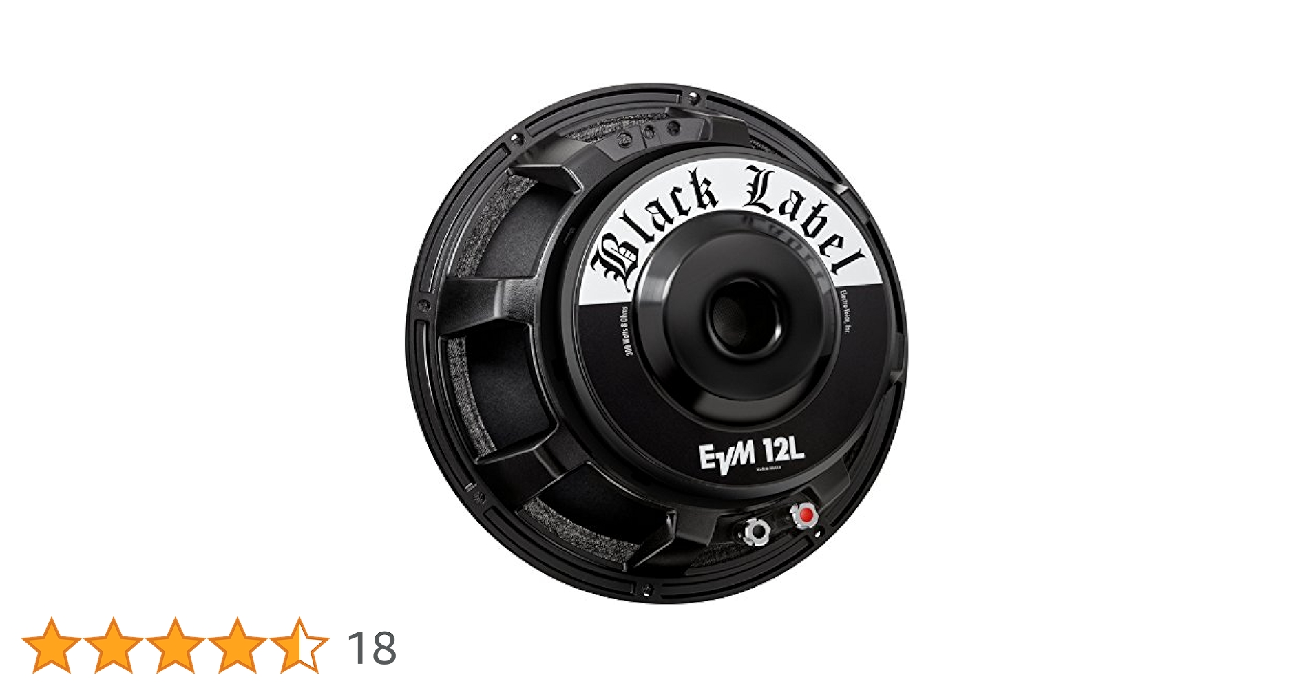 Amazon.co.jp: エレクトロボイス EVM12L ブラックラベル 30.5 cm