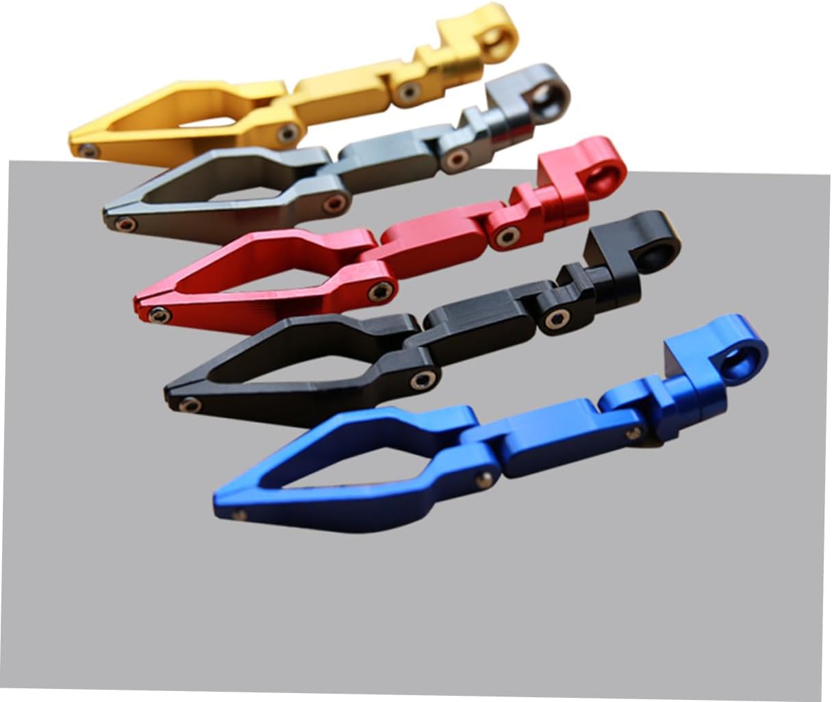 Foldable Motorcycle Brake Line Clamp Durable Fuel Hose Clip Tool Easy to Carry Pliers for Repairing Brake and Fuel Lines Red
