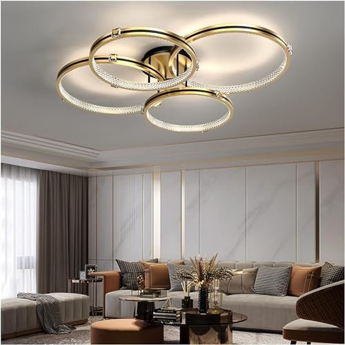 Lampe moderne LED au design épuré pour plafond de salon - 7
