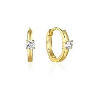 アニバーサリー キーリング ゴールド 約5cm 7.5mm ZINZI gold plated silver stud earrings with flower set