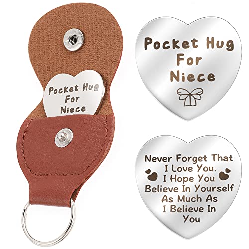 cobee Love Heart Pocket Hug Token, Long Distance Relationship Gifts Thinking of You Present Gifts Relationship Keepsake