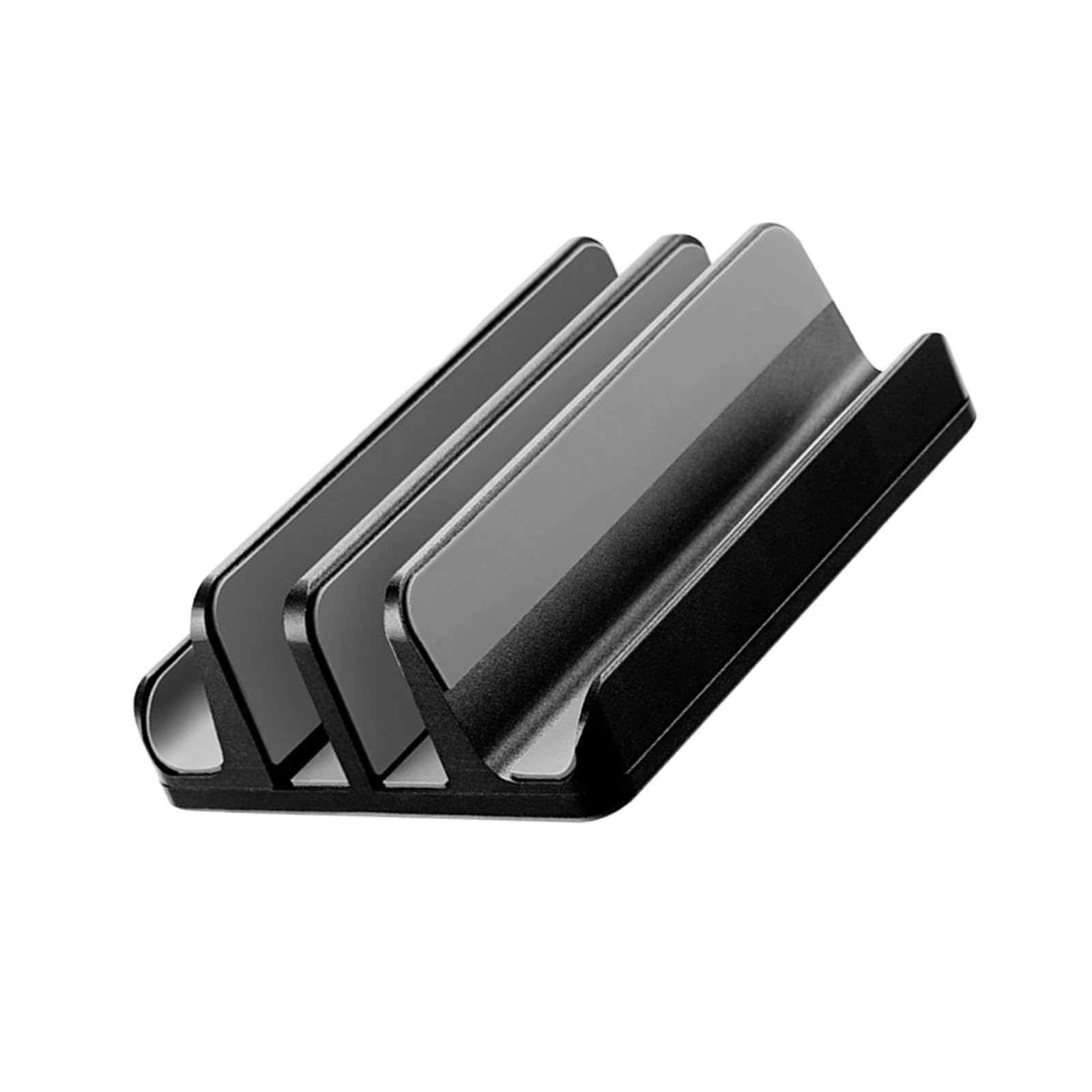 Base in Silicone Antiscivolo per Laptop e Tablet Verticale in Lega Alluminio Larghezza per Supporto in Alluminio con Ventilazione Raffreddamento salvaspazio