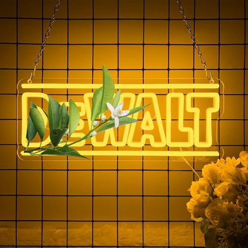 Garage Tool LED Neon Sign, Dimmable & Powered by USB Tools Store Neon Light Sign Decor for Garage Workshop Decor Store Bar Studio Party Father's Day Birthday Gifts(15.7 * 6.3in)