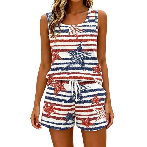 Tenue 4 juillet femme idéale pour plage et barbecue d'été