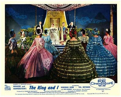 The King and I Original Lobby Card Deborah Kerr YUL Brynner 1956