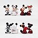BESTZY Mickey Figuren Cake Topper Minnie Party liefert Puppe Geburtstags Tortendeko Mickey Minnie Figur Cupcake Topper für Kinder Party Dekoration Supplies 4 Stück