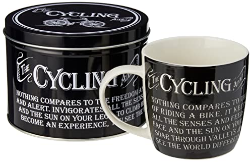 Amazon Arora Ultimate Gift for Man 8810 Cycling Mug in Tin, Ceramic, White #ad