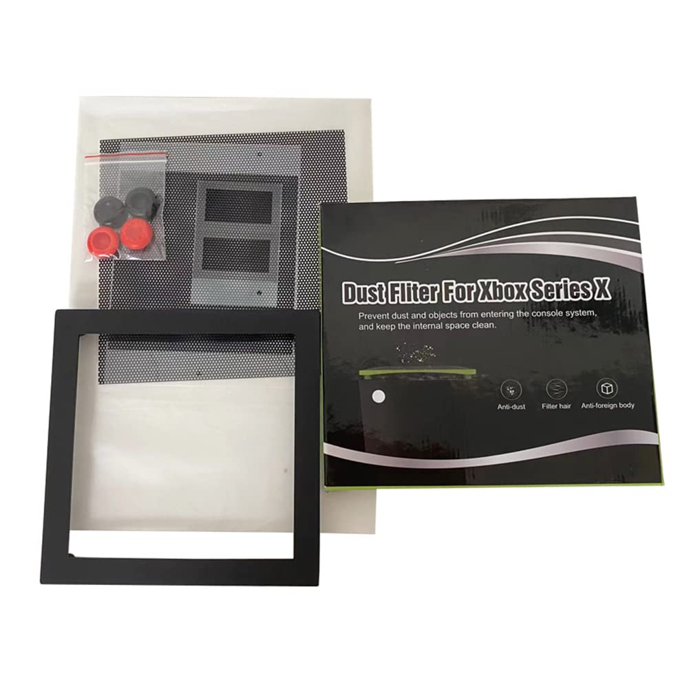 Support de protection anti-poussière pour Xbox Series X - Support de filtre multifonction - Pour console de jeu - En PVC