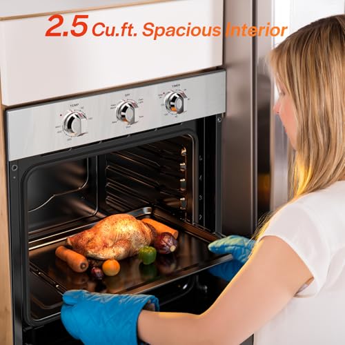 Empava 24WOE40L 24 Inch Electric Single Wall Oven 2.5 Cu.Ft Stainless Steel thumb #5