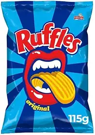 Batata Frita Ondulada Original Elma Chips Ruffles Pacote 115g