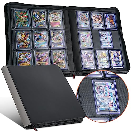Toploader Binder classeur de cartes rigide PREZA noir épuré
