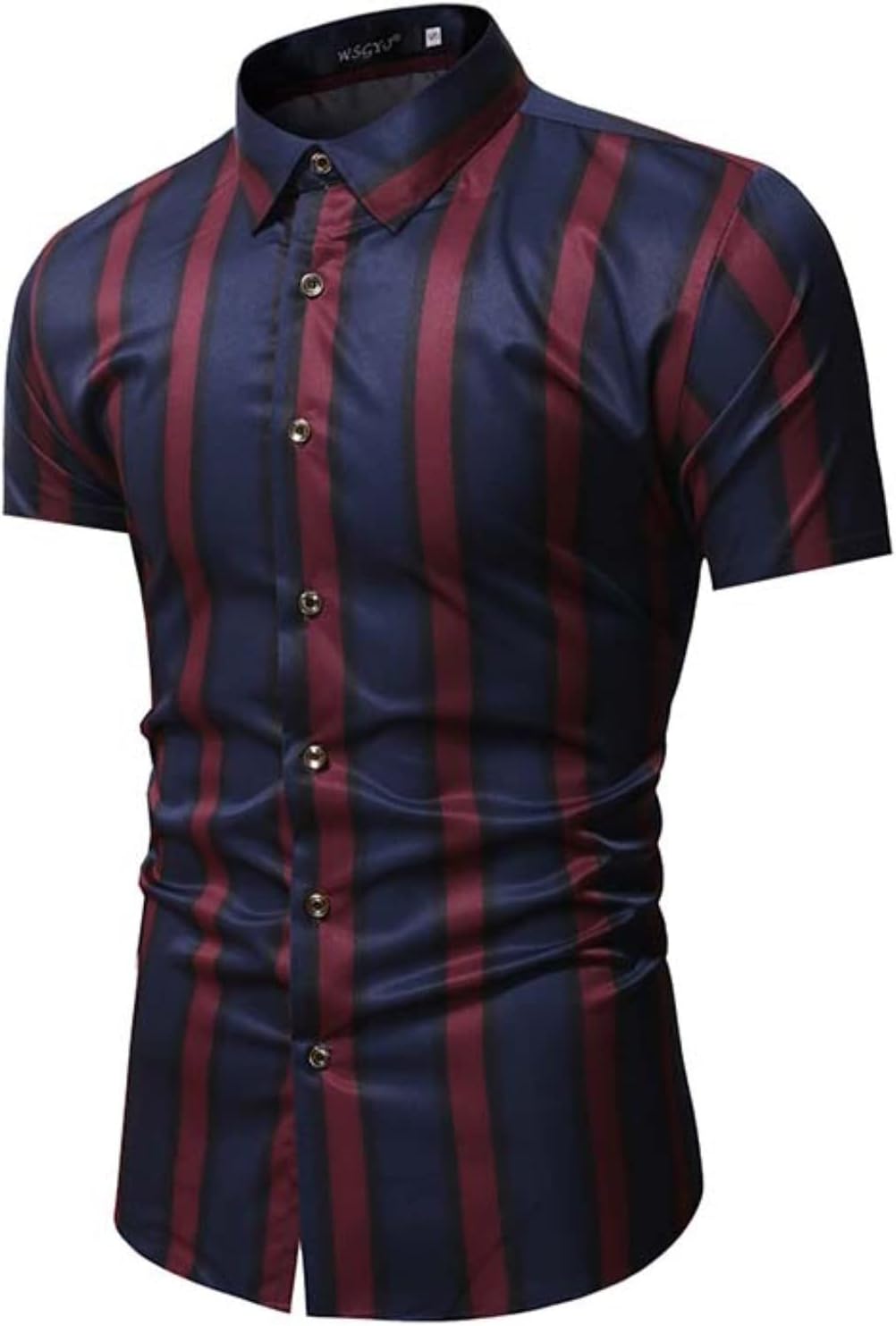 TQRRHffan Men's Resort Shirt, Casual Shirt Pattern Resort Shirt Hawaiian Shirt Retro Short Sleeve Front Pocket Shirt Top Blouse