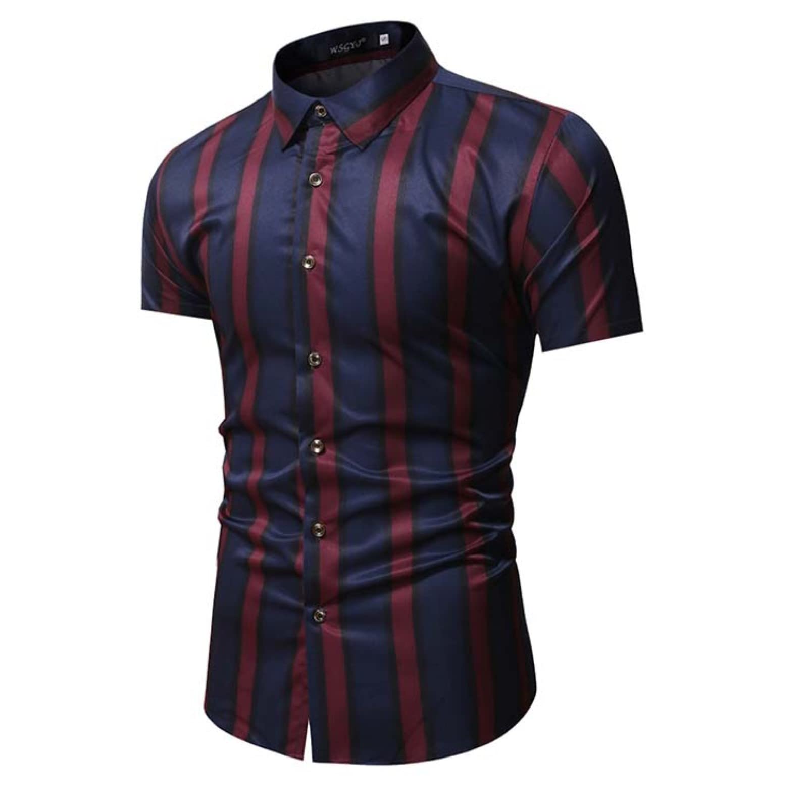 TQRRHffan Men's Resort Shirt, Casual Shirt Pattern Resort Shirt Hawaiian Shirt Retro Short Sleeve Front Pocket Shirt Top Blouse