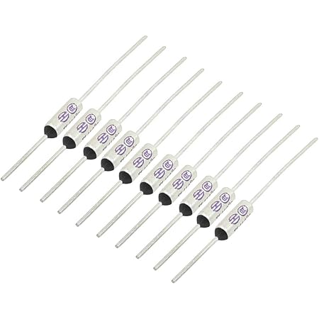 10 Pièces Fusible Thermique De La Température Du Métal