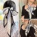 vimate Skinny Bag Scarf for Women -Fall Twilly Scarves for Bags Blue White Striped Scarf Satin Neck Scarves for Hair Headscarf (Style 08)