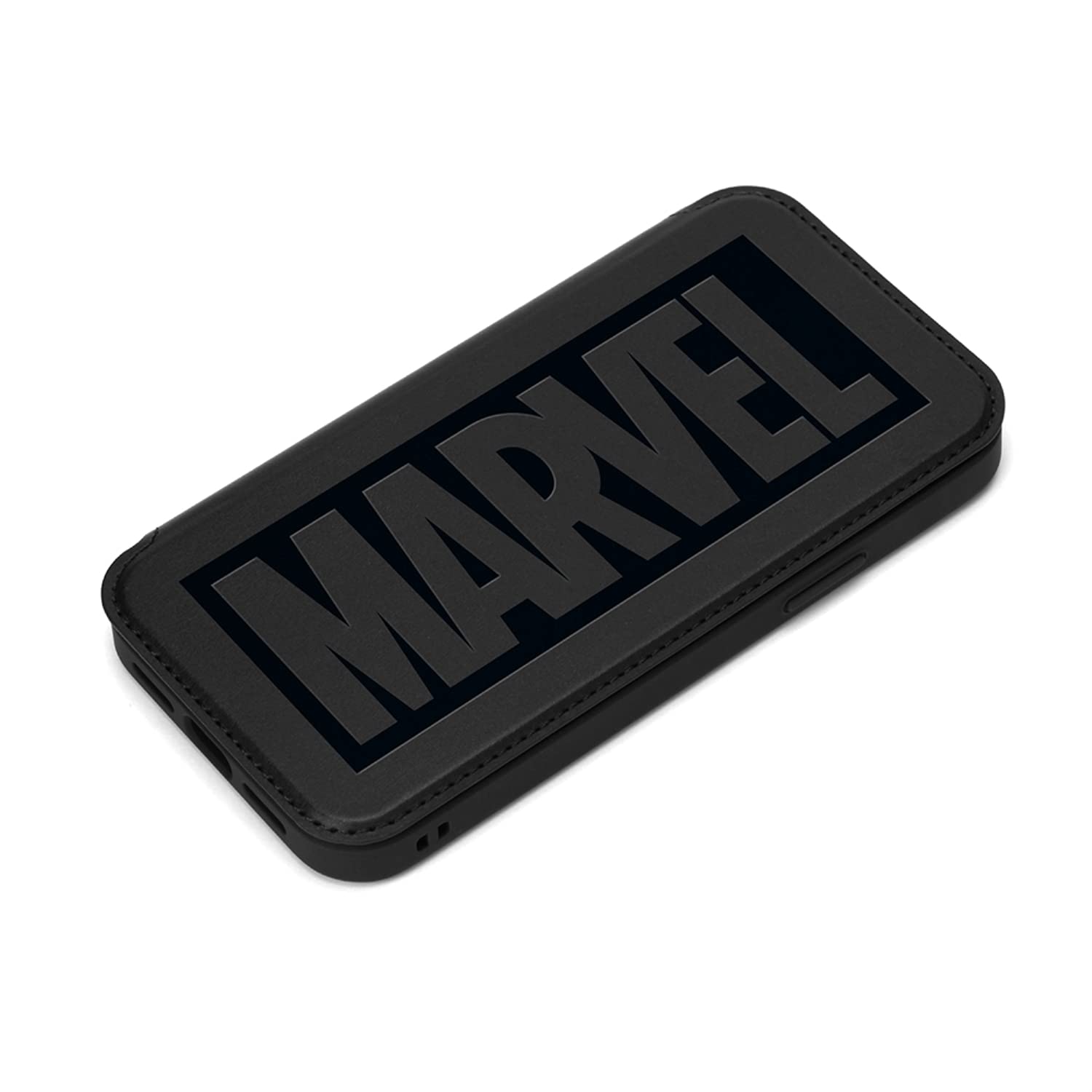 PGA PG-DGF21J21VEN ガラスフリップケース MARVEL ヴェノム〔iPhone 13 mini用〕