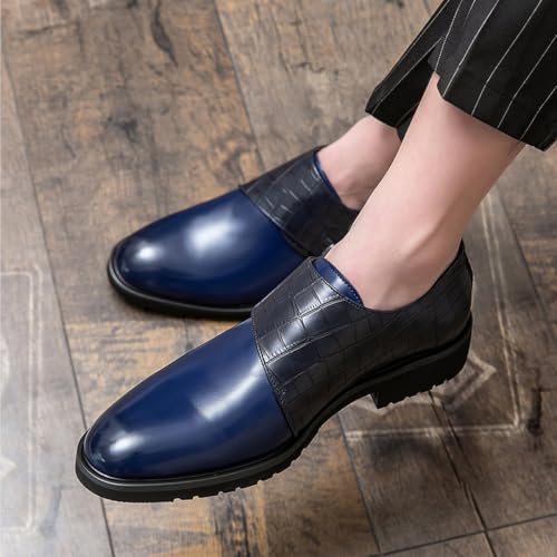 Mocasines para hombre de gala estilo formal elegante con punta redonda 4