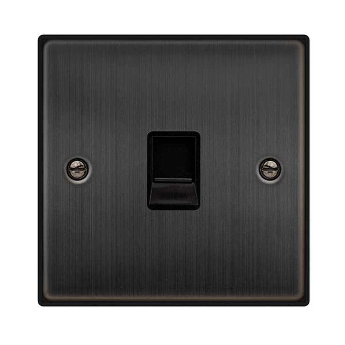 Click Matt Bronze Master Telephone Single Socket