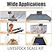 CUTANGELAR Industrial Animal Scale Kit,Capacity of 5000KG Loadometer Floor Scales,Portable Load Cell,Livestock Weighing Platform,Weight Indicator Kit for Sheep Goats Alpacas Farms
