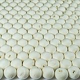 Durchmesser 15mm Wattekugel A0015102 Watte-Kugeln 15 mm 100 Stücke, Zellulose, Weiss