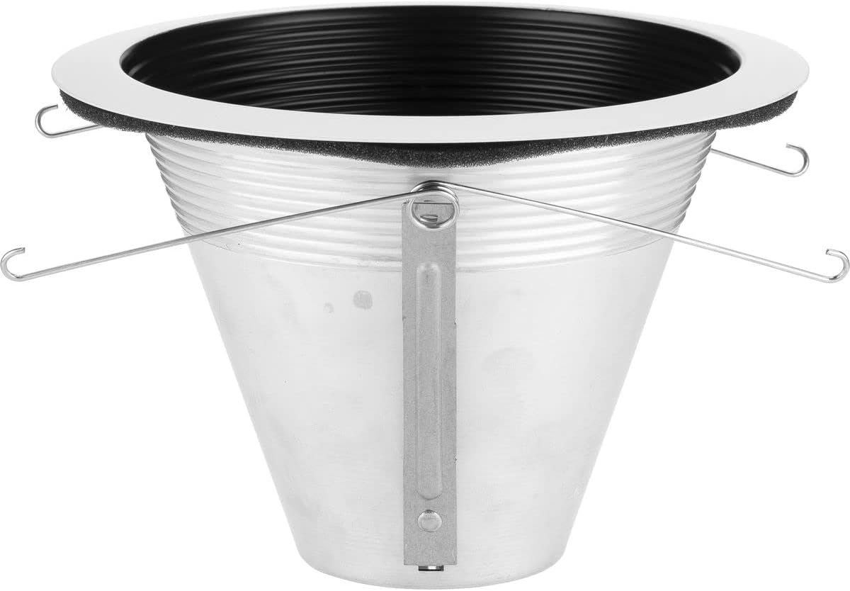 Progress Lighting P806000-031 6" Recessed Step Baffle Trim Black 6" Housing (P806N Series) image 4