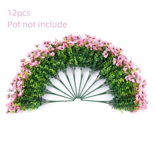 image for HyeFlora Artificial Flowers for Outdoor Indoor Garden Home Decoration,
