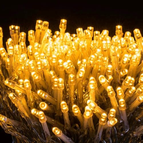 Avoalre Guirnalda Luces Exterior 100M 1000 LED para Navidad - 8 Modos, Función de Memoria, Impermeable IP44 - Decoración para Interior, Exterior, Árbol, Fiesta, Jardín - Blanco Cálido