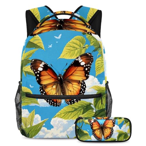 Sac à dos école fille et garçon grand volume avec trousse scolaire