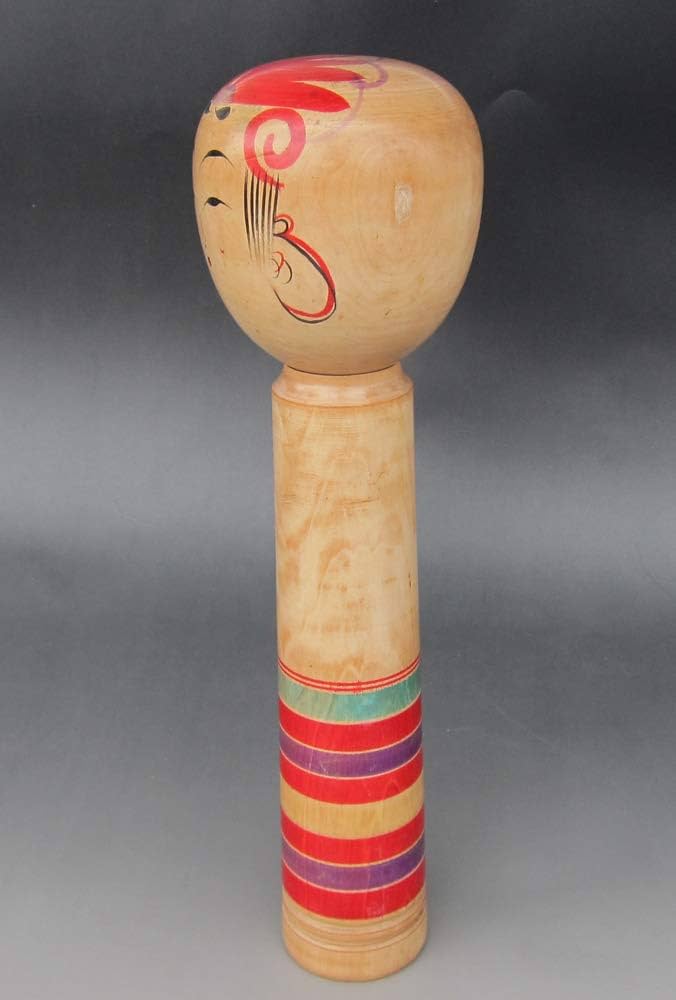 Amazon.co.jp: ◇伝統 こけし【佐藤辰雄 作】幸太型こけし◇高さ