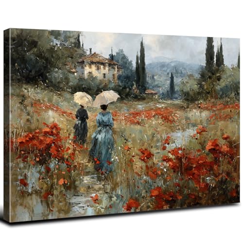 AREBOLO French Country Canvas Wall Art
