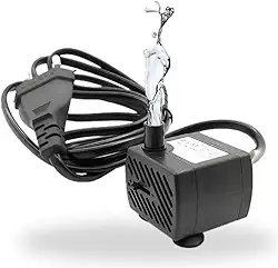 Bomba Submersa para Aquário, Fontes e Bebedouros Pet – Bivolt, 200 L/H, Silenciosa, Econômica e com Elevação de até 60cm