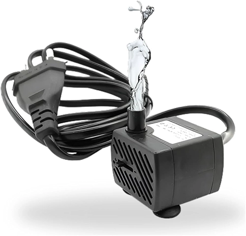 Bomba Submersa para Aquário, Fontes e Bebedouros Pet – Bivolt, 200 L/H, Silenciosa, Econômica e com Elevação de até 60cm