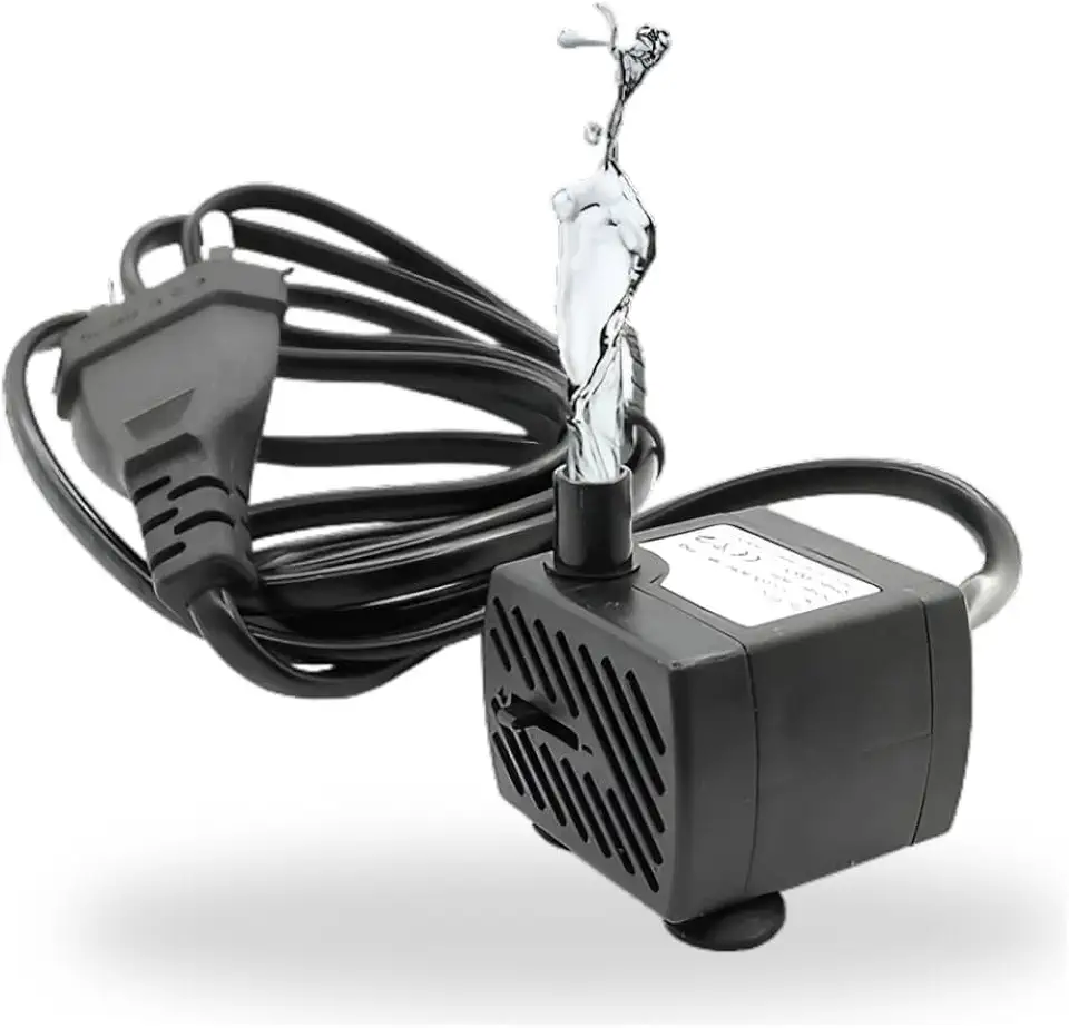 Bomba Submersa para Aquário, Fontes e Bebedouros Pet – Bivolt, 200 L/H, Silenciosa, Econômica e com Elevação de até 60cm