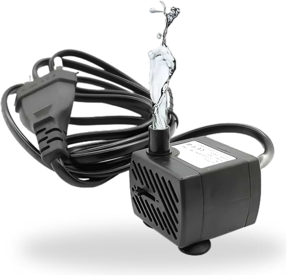 Bomba Submersa para Aquário, Fontes e Bebedouros Pet – Bivolt, 200 L/H, Silenciosa, Econômica e com Elevação de até 60cm