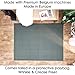 Maxy Home Indoor Doormat Rubber Backed, 18 x 30 inch, Solid Teal, Non Slip, Kitchen Rugs and Mats
