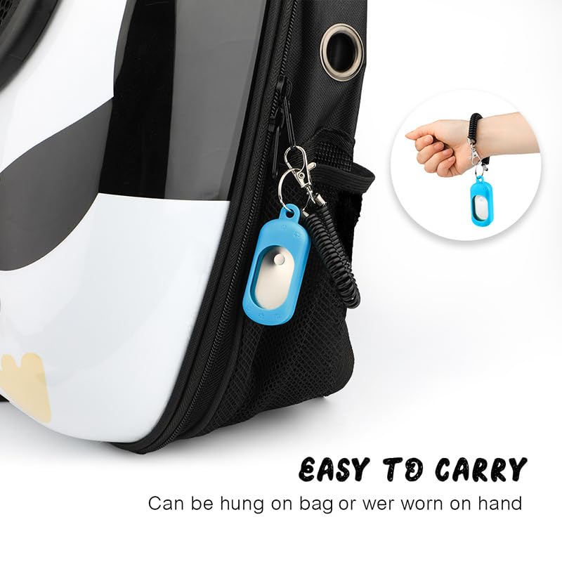 Clicker pour chien, 5, durable, portable, outil d'entraînement interactif avec bout des doigts, clicker d'entraînement avec extension, convient également pour les chats et les chevaux