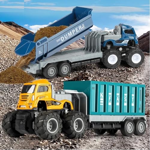 Image of 1:43 Metal Toys Alloy Diecast Truck Set Toy, Diecast Miniature Car Model Best Birthday Gift for Kids (Klx600-195)