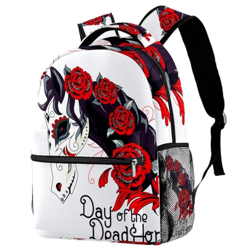 Sac à dos d'école pour adolescentes soulageant le dos, sac multicolore 29.4x20x40cm