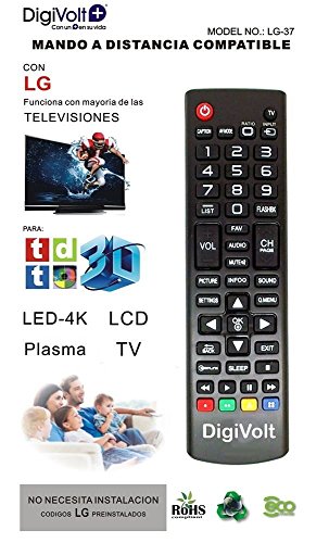 JPWOnline - Mando a distancia compatible con LG Digivolt LG-37