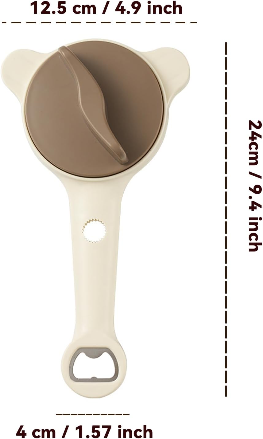 New 4 in 1 Multi-Purpose Jar Opener,Multi-Functional Retractable Jar & Bottle Opener,Stainless Steel Lid Remover,Kitchen Tool for Seniors & Arthritis Sufferers,Tool for Tight Lids and Bottles (2 pcs)