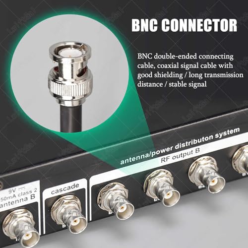 Amplificatore di segnale per microfono wireless, antenna UHF a 8/16 canali, distribuzione dell'energia con alette per antenna direzionale attiva, per canto, karaoke, feste