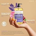 Lavender Relaxation Massage Oil with Massage Roller Ball - No Stain 100% Natural Blend of Spa Quality Oils for Calming, Aromatic, Soothing Massage Therapy - Image 2