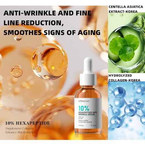 Image of Dark Spot Corrector With Anti-Aging Melasyl + 10% HEXAPEPTIDEANTI, Discoloration Correcting Serum for Sun Spots, Age Spots & Post-Acne Marks Korean Skincare | 1.01 fl.oz. (HEXAPEPTIDEANTI)