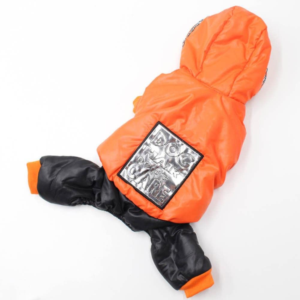 Combinaison imperméable chien d'hiver chaud veste capuche L