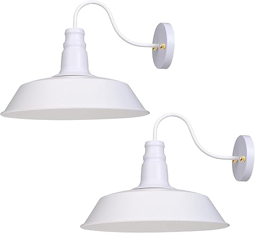 Miniatura 1 de Yescom Apliques de pared de 14 pulgadas, luces de pared rústicas para dormitorio, mesita de noche, pasillo, sala de estar, puerta interior, paquete